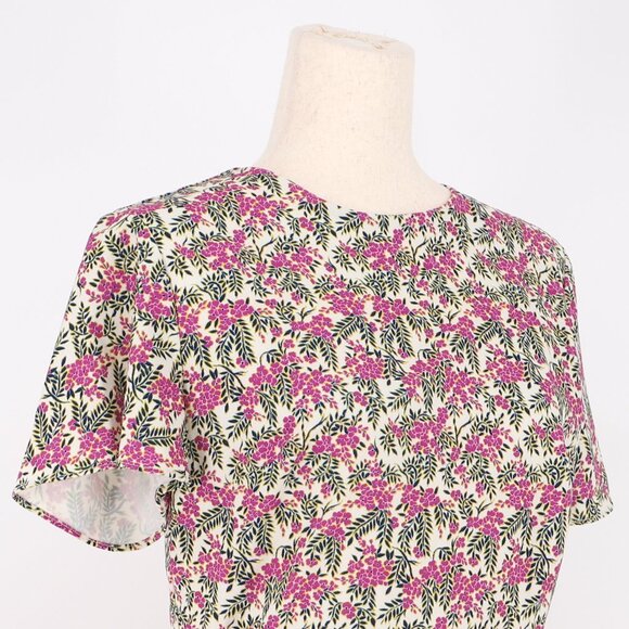 STYLESTALKER Moana Mini Dress Ruffles Cutout Back Floral Hourglass Size S - Picture 5 of 9